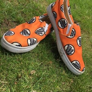 Vintage Dragon Ballz slip on shoes for unisex